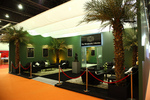 A view of the grand Adihex pavillion dedicated to the launch of the new book "Antique Oriental and Arab Weapons and Armour - The Streshinskiy Collection".
