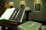 The book display of the newly released "Antique Oriental and Arab Weapons and Armour - The Streshinskiy Collection". The book will be available from October the 1st, 2010.